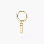 [⭐JeweliWhal]Move Uno Single Diamond Hoop Earring