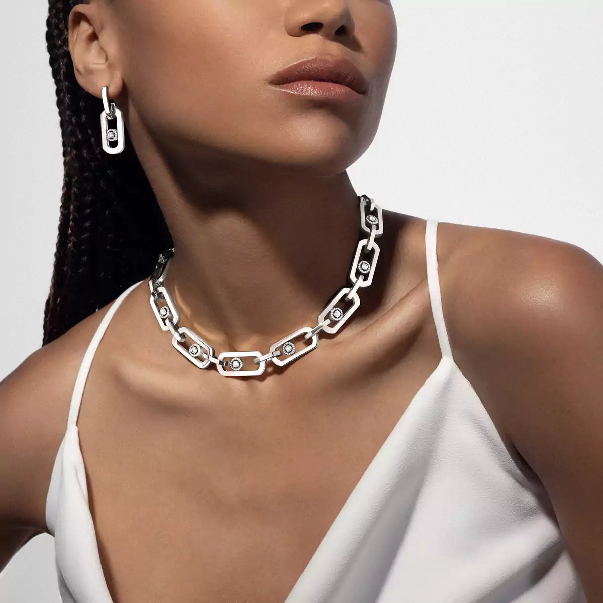 [⭐JeweliWhal]So Move XL Diamond Pendant Earrings