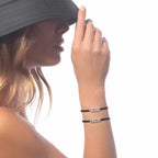 [⭐JeweliWhal]Messika Care(s) pink cord pavé bracelet
