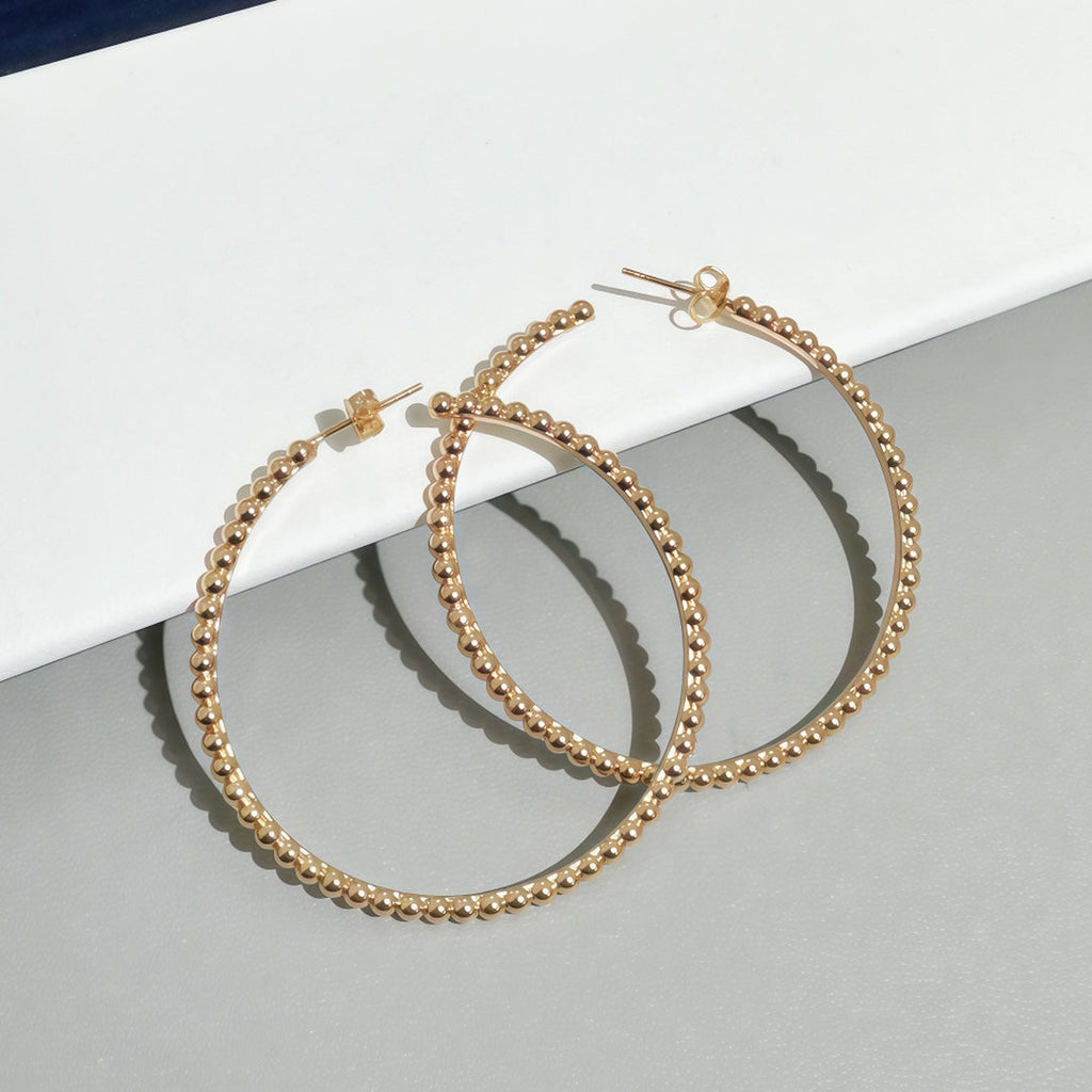 [⭐JeweliWhal] SMOOTH BEAD STUD EARRINGS