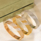 [⭐JeweliWhal]  FIVE-ROW DIAMOND BRACELET