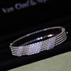 [⭐JeweliWhal]  FIVE-ROW DIAMOND BRACELET