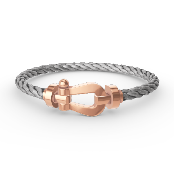[⭐JeweliWhal]FORCE LARGE HORSESHOE NO DIAMOND BRACELET ROSE GOLD