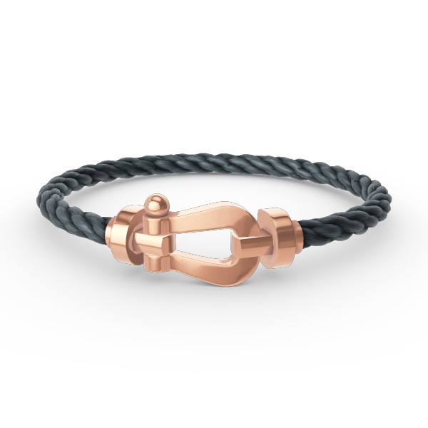 [⭐JeweliWhal]FORCE LARGE HORSESHOE NO DIAMOND BRACELET ROSE GOLD