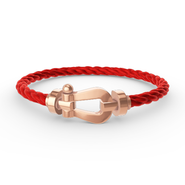 [⭐JeweliWhal]FORCE LARGE HORSESHOE NO DIAMOND BRACELET ROSE GOLD