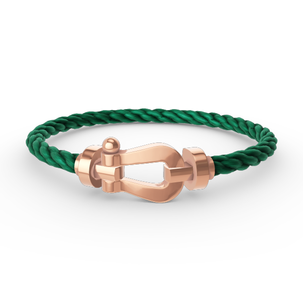 [⭐JeweliWhal]FORCE LARGE HORSESHOE NO DIAMOND BRACELET ROSE GOLD