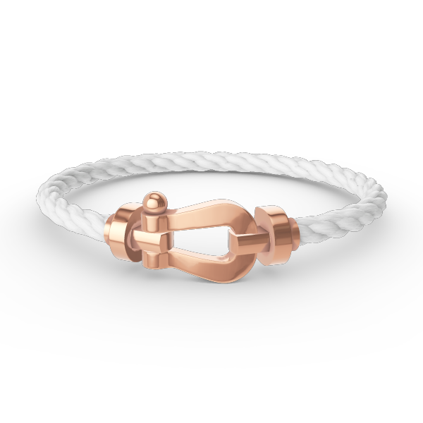 [⭐JeweliWhal]FORCE LARGE HORSESHOE NO DIAMOND BRACELET ROSE GOLD