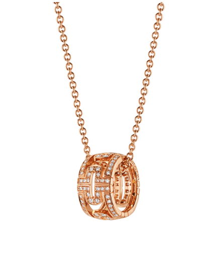 [⭐JeweliWhal]PARENTESI NECKLACE PINK GOLD DIAMOND