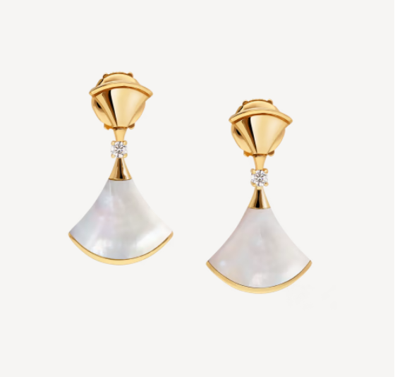 [⭐JeweliWhal]DREAM MOP 1 DIAMOND EARRINGS