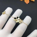 [⭐JeweliWhal]سوار FRIVOLE GOLD 5 FLOWERS