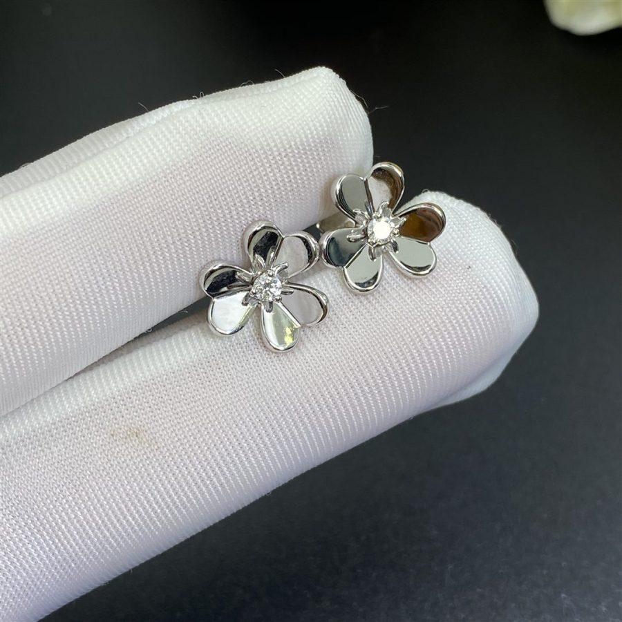 [⭐JeweliWhal]FRIVOLE MINI SILVER FLOWER EARRINGS