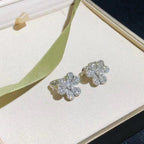 [⭐JeweliWhal]FRIVOLE SILVER FLOWER DIAMOND EARRINGS