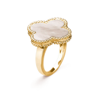 [⭐JeweliWhal]CLOVER WHITE MOP RING