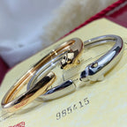 [⭐JeweliWhal]PANTHERE SILVER OPEN BRACELET