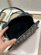 CD CARO 18CM BLUE OBLIQUE EMBROIDERY