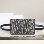 30 モンテーニュ 19cm 青斜め刺繍