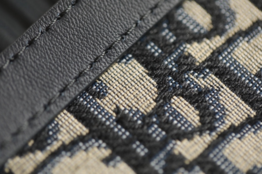 30 モンテーニュ 19cm 青斜め刺繍