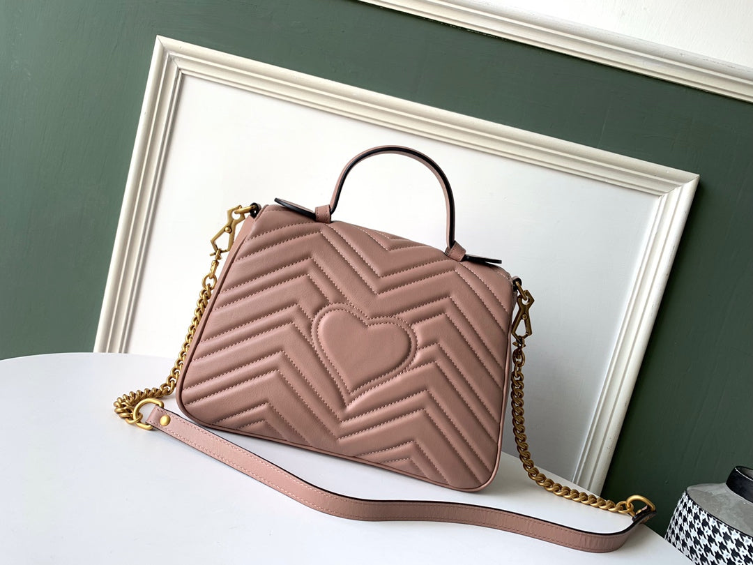 GGマーモント 26.5cm ダークベージュ カーフスキン ゴールド金具