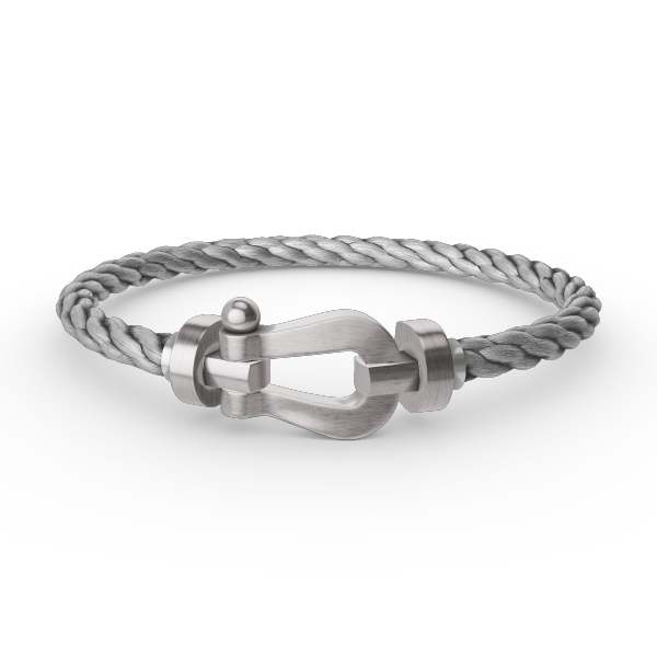[⭐JeweliWhal]FORCE LARGE HORSESHOE NO DIAMOND BRACELET SILVER