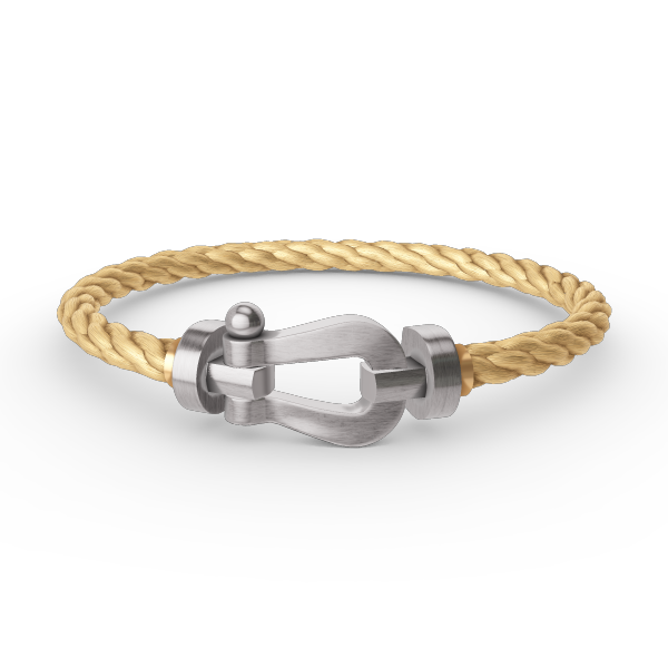 [⭐JeweliWhal]FORCE LARGE HORSESHOE NO DIAMOND BRACELET SILVER