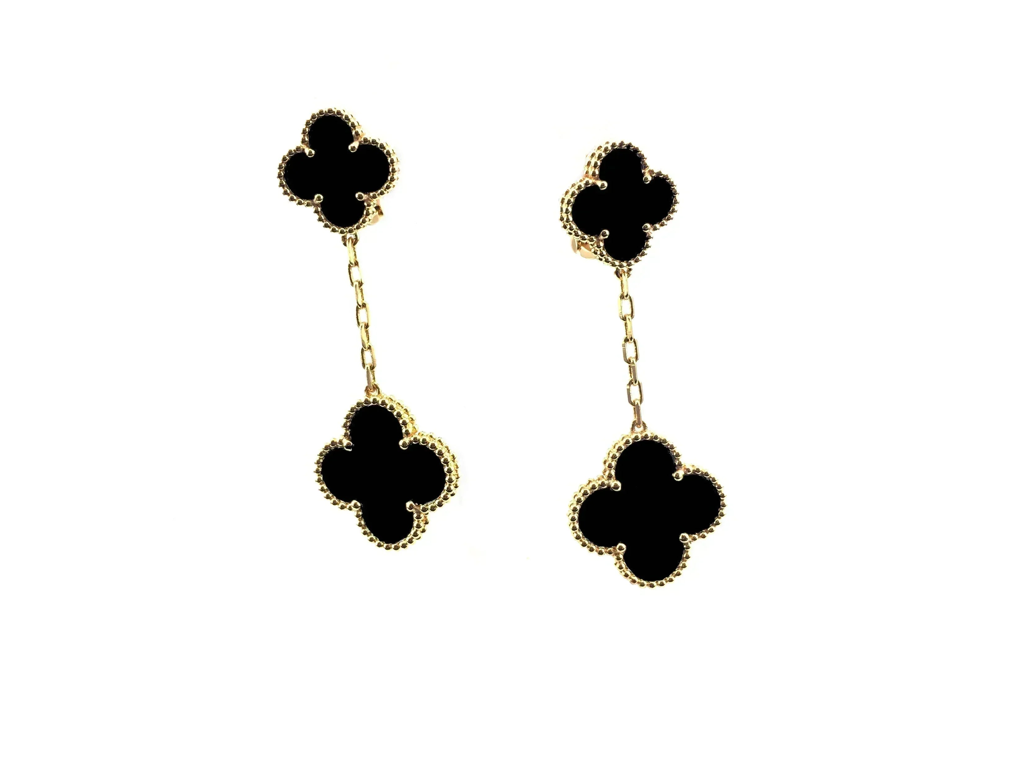 [⭐JeweliWhal]CLOVER 2 MOTIFS  EARRINGS (MULTIPLE CHOICESC