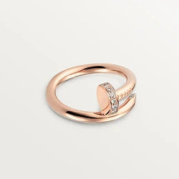 [⭐JeweliWhal]JUSTE RING 2.65MM ذهب وردي ماس